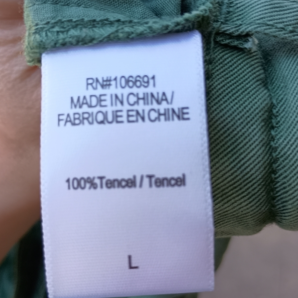 Young Fabulous Broke YFB Anthropologie Green Casual Bohemian Style Pants_L - Picture 6 of 6